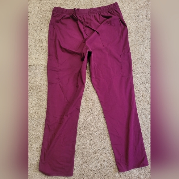 Scrubstar Burgundy Wine Scrub Pants - Size M - Picture 4 of 8